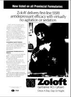 CMAJ 1994 Zoloft