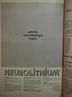 1977 L'Evolution Psychiatrique Neurolithium