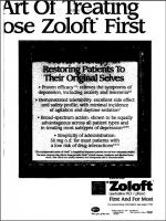 CMAJ 1994 Zoloft MAY 2
