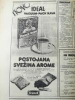 1978 Vecernje Novosti Franck Vacuum-Pack Coffee