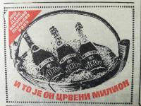 1978 Vecernje Novosti Navip Crveni Milion Wine