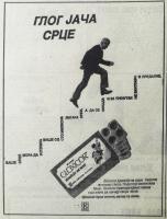 1984 Vecernje Novosti Gloxicor Heart Medication