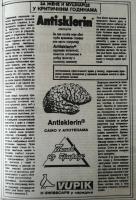 1990 Vecernje Novosti Antisklerin Medication