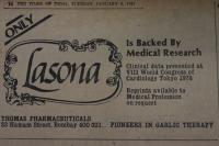 1981 Times of India Lasona