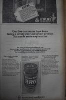 1981 Times of India Brooke Bond Bru