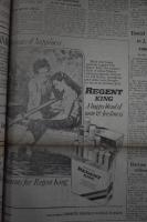 1981 Times of India Regent King Tobacco