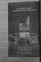 1983 Times of India Charminar Gold Cigarettes