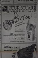 1990 Times of India Four Square Kings Cigarettes