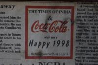 1998 Times of India Coca Cola