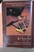 1990 Illustrated Weekly Chancellor Exclusive Filter Cigarettes