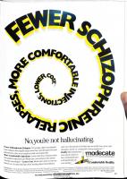 1993 Canadian Journal of Psychiatry Modecate