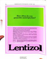 1973 British Journal of Psychiatry Lentizol