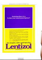 1973 British Journal of Psychiatry Lentizol
